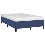 vidaXL Cadre de lit bleu 120x190 cm tissu