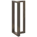 vidaXL Pieds de table de bar en forme de T  2 pièces  noir  40 x 35 x (100-101) cm  acier