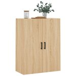 vidaXL Armoire murale chêne sonoma 69 5x34x90 cm