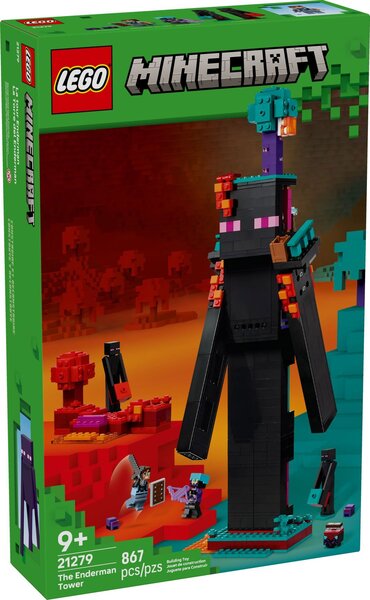 LEGO Minecraft - La tour de l'Enderman 21279 : Construisez et Explorez l'Univers Minecraft