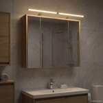 vidaXL Armoire Miroir de Salle de Bain Chêne artisan