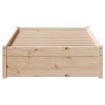 vidaXL Cadre de lit sans matelas 90x200 cm bois de pin massif