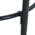 vidaXL Ensemble de chaises de jardin empilables 3 Pièces anthracite