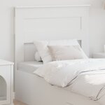 vidaXL Tête de lit Blanc 100 cm Bois d'ingénierie