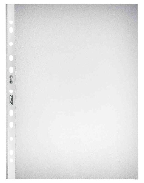 Pack de 100 Pochette perforée format A5 grainée 0 055 mm HERLITZ