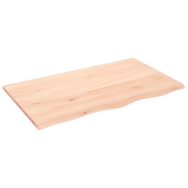 vidaXL Étagère murale 100x60x2 cm bois de chêne massif non traité