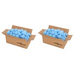 vidaXL Boules anti-bactériennes filtrantes de piscine bleu 1400 g PE