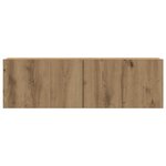 vidaXL Meubles TV muraux 4 Pièces chêne artisanal bois d'ingénierie