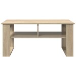 vidaXL Table basse Chêne Sonoma 96 x 54 x 44 cm Bois d'ingénierie