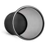Corbeille à papier q-connect maille métallique 13l 265mm diamètre hauteur 280mm coloris noir