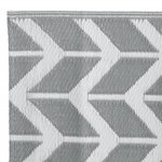 vidaXL Tapis d'extérieur Gris 120x180 cm PP