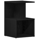 vidaXL Cabinet de chevet Chêne noir 35 x 35 x 55 cm Bois d'ingénierie