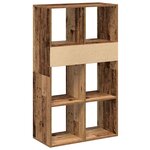 vidaXL Bibliothèque vieux bois 66x31x112 cm bois d'ingénierie