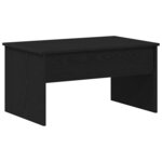 Table basse en chêne noir vidaXL - 80 x 50.5 x 41.5 cm