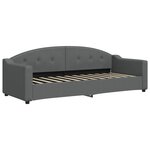 vidaXL Lit de jour avec gigogne et tiroirs sans matelas 80x200 cm