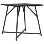 vidaXL Ensemble de tables d'appoint 2 Pièces Chêne noir