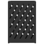 vidaXL Support de parapluie noir - 28x12x41 cm en acier