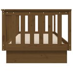vidaXL Lit de jour sans matelas marron miel 80x200 cm bois pin massif