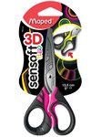 Ciseaux Sensoft 3D Fluo, rond, longueur: 135 mm MAPED