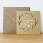 Carte - Joyeux Noël - Doré