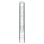 vidaXL Paniers à gabions arqués 4 Pièces 400x30x220/240 cm Fer galvanisé