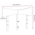 vidaXL Tête de lit cire marron 120 cm bois massif de pin