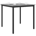 vidaXL Table de salle à manger / Table de repas MÉTAL