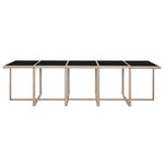 vidaXL Salon de jardin avec coussins 15 Pièces Résine tressée Beige