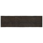 vidaXL Dessus de table bois massif traité bordure assortie