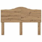 vidaXL Tête de lit Chêne artisanal 140 cm Bois d'ingénierie