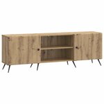 vidaXL Meuble TV 150 x 31 x 50 cm Chêne artisanal Bois d'ingénierie