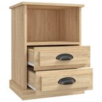 vidaXL Tables de chevet 2 Pièces chêne sonoma 43x36x60 cm