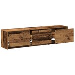 vidaXL Meuble TV Bois ancien 165 x 34 x 40 cm Bois d'ingénierie