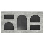 vidaXL Meuble TV Gris béton 80 x 35 x 40 cm Bois d'ingénierie