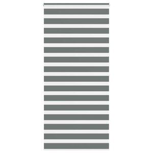 vidaXL Store zèbre gris foncé largeur du tissu 90 9 cm polyester