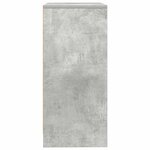 vidaXL Buffet gris béton 57x34x76 cm bois d'ingénierie