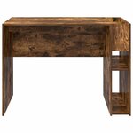 vidaXL Bureau Chêne fumé 109 x 50 x 78 cm Bois d'ingénierie