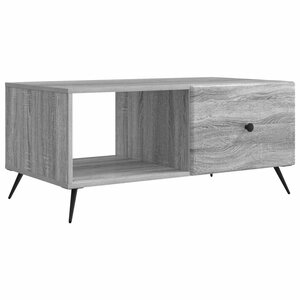 vidaXL Table basse Sonoma gris 90 x 50 x 40 cm Bois d'ingénierie