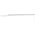 vidaXL Auvent Blanc 4 ×3 m Métal