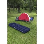 Bestway Lit gonflable floqué avec pompe à pied intégrée 185x76x28 cm