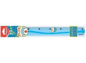 Règle plate Incassable Flex 30 cm Bleu ou Vert MAPED