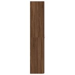 vidaXL Cabinet à chaussures en chêne marron 80x35 5x180 cm en bois reconstitué