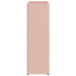 vidaXL Porte-parapluie Rose 15 5 x 15 5 x 49 cm Acier
