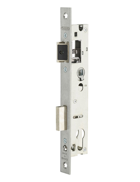 THIRARD - Boitier de serrure encastrable à cylindre pour porte métallique  axe 24mm  entraxe 92mm  bouts carrés - THIRARD