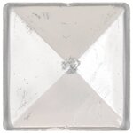 vidaXL Bouchons de poteau de clôture 6 Pièces Métal galvanisé 91x91 mm