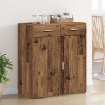 vidaXL Meuble de rangement vieux bois 80x42 5x93 5 cm en bois d'ingénierie