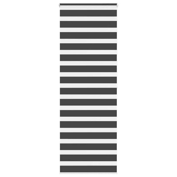 vidaXL Store zèbre noir 85x200 cm largeur du tissu 80 9 cm polyester