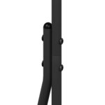 vidaXL Porte-vêtements Noir 62 x 48 x 158 cm Acier