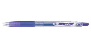 Roller Rétractable encre gel POP'LOL Pte 0,7 Trait 0,4 mm Violet PILOT