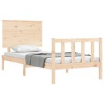 vidaXL Cadre de lit sans matelas 100x200 cm bois massif de pin